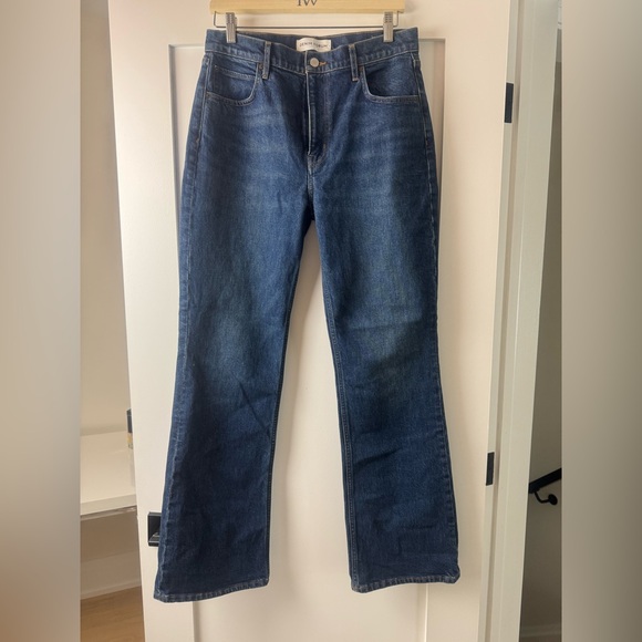 Denim Forum Denim - Aritzia Denim Forum The Chloe Hi-Rise Dark Blue Boot Jeans size 30